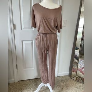 Tan jumpsuit